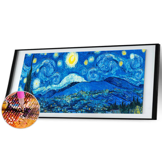 Night Sky - Full Round Drill Diamond Painting 80*30CM