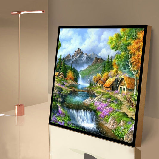 House - Full Round Drill Diamond Painting 30*30CM