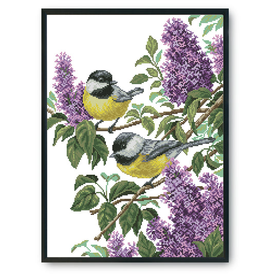 Birds- 14CT Stamped Cross Stitch 46*37CM