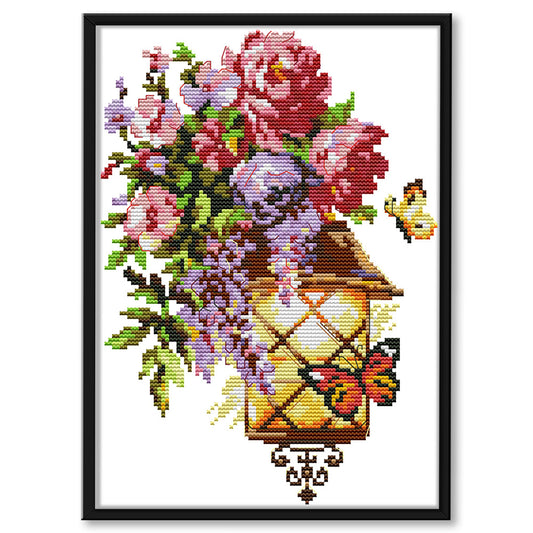 Hope Light - 14CT Stamped Cross Stitch 30*21CM