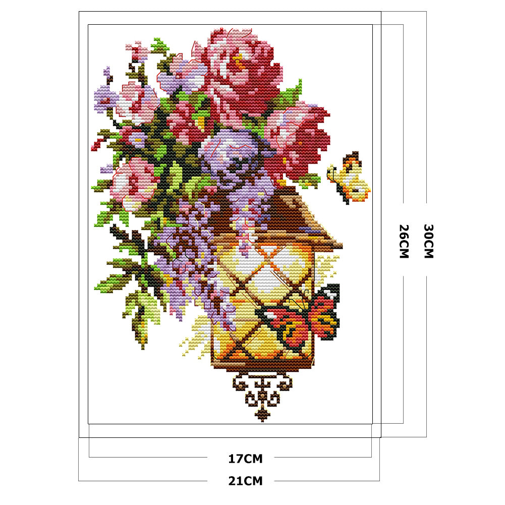 Hope Light - 14CT Stamped Cross Stitch 30*21CM