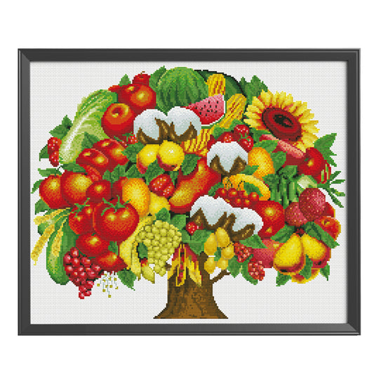 Romantic Bouquet - 11CT Stamped Cross Stitch 59*49CM