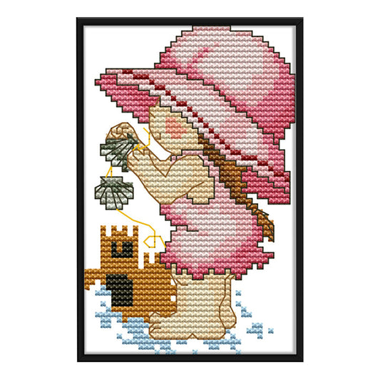 Four Seasons - 14CT Stamped Cross Stitch 11x16CM