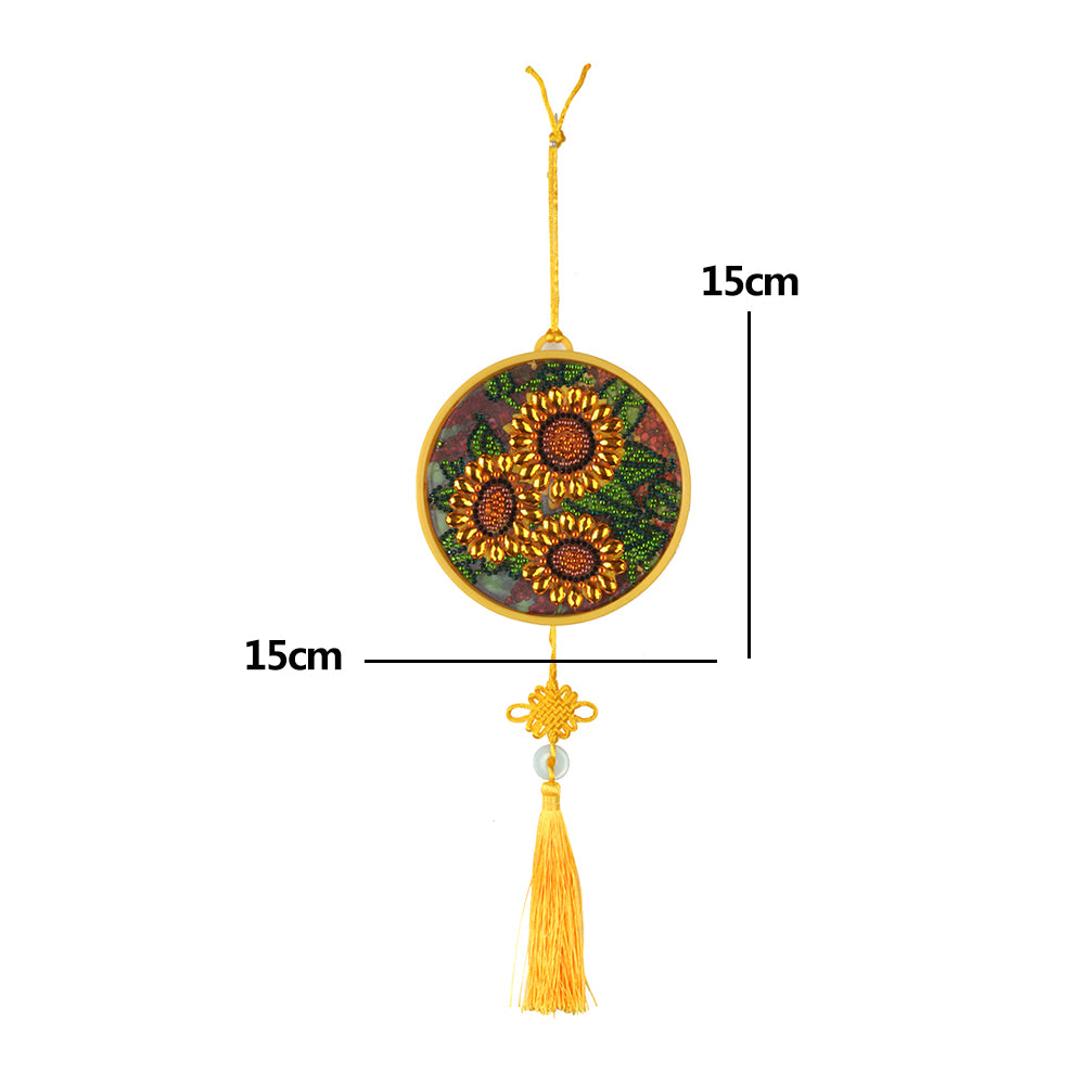 DIY Special Shape Diamond Painting LED Hanging Light Home Ornaments Lamp