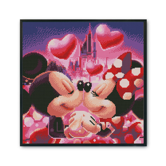 Mouse - 11CT Stamped Cross Stitch 40x40CM