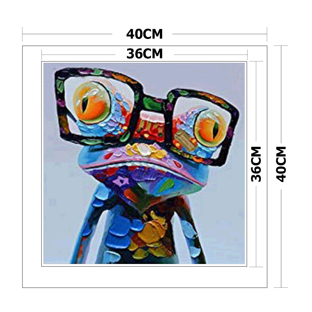 Animal Oil - 11CT Stamped Cross Stitch 40*40CM