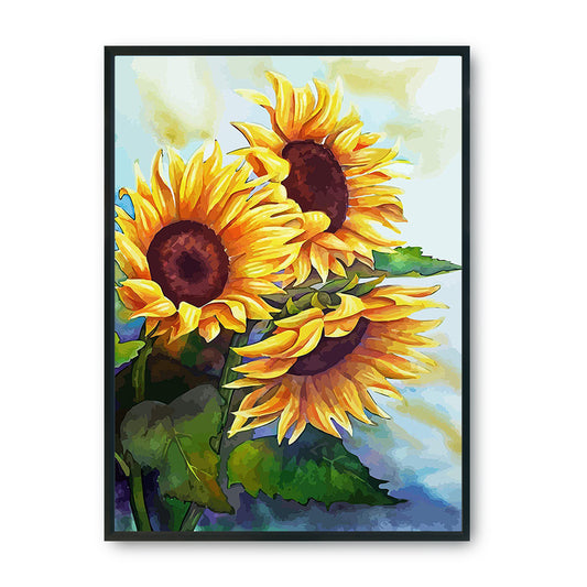 Sunflower - 11CT Stamped Cross Stitch 36*46CM