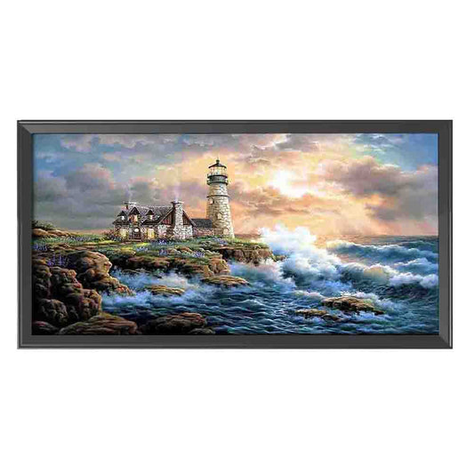 Light Tower - 11CT Stamped Cross Stitch 40*85CM
