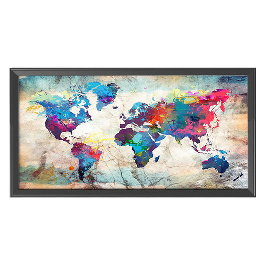 Map - 11CT Stamped Cross Stitch 40*85CM