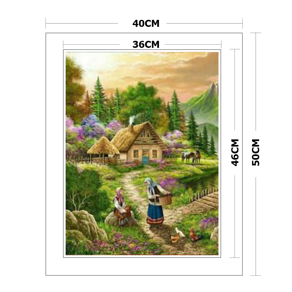 Threads - 11CT Stamped Cross Stitch 40*50CM