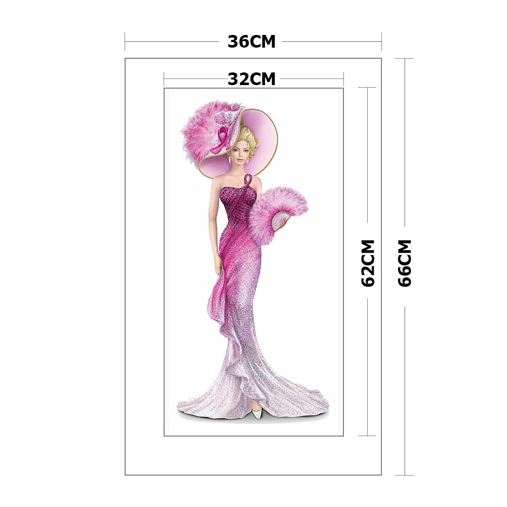 Noblewoman - 14CT Stamped Cross Stitch 36*66CM