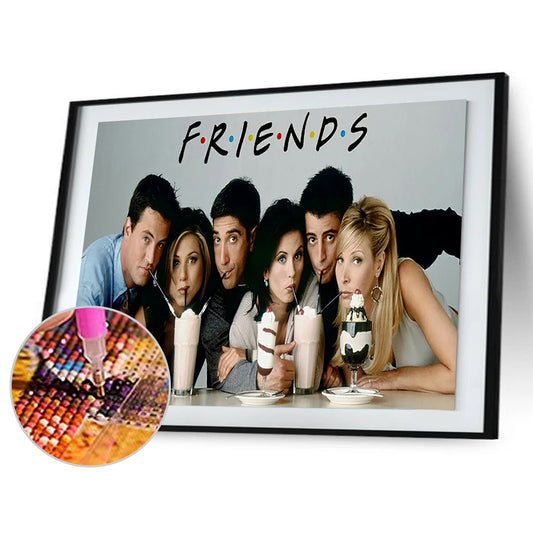 Friends - Full Round Drill Diamond Painting 60*40CM