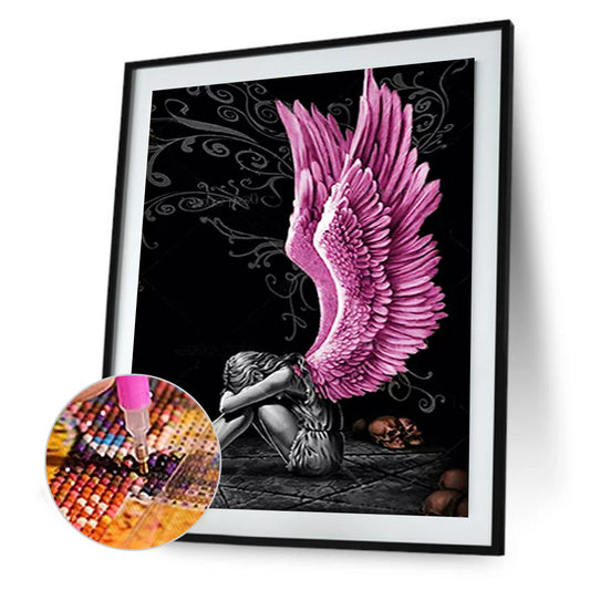 Angel Wings - Full Round Drill Diamond Painting 30*40CM