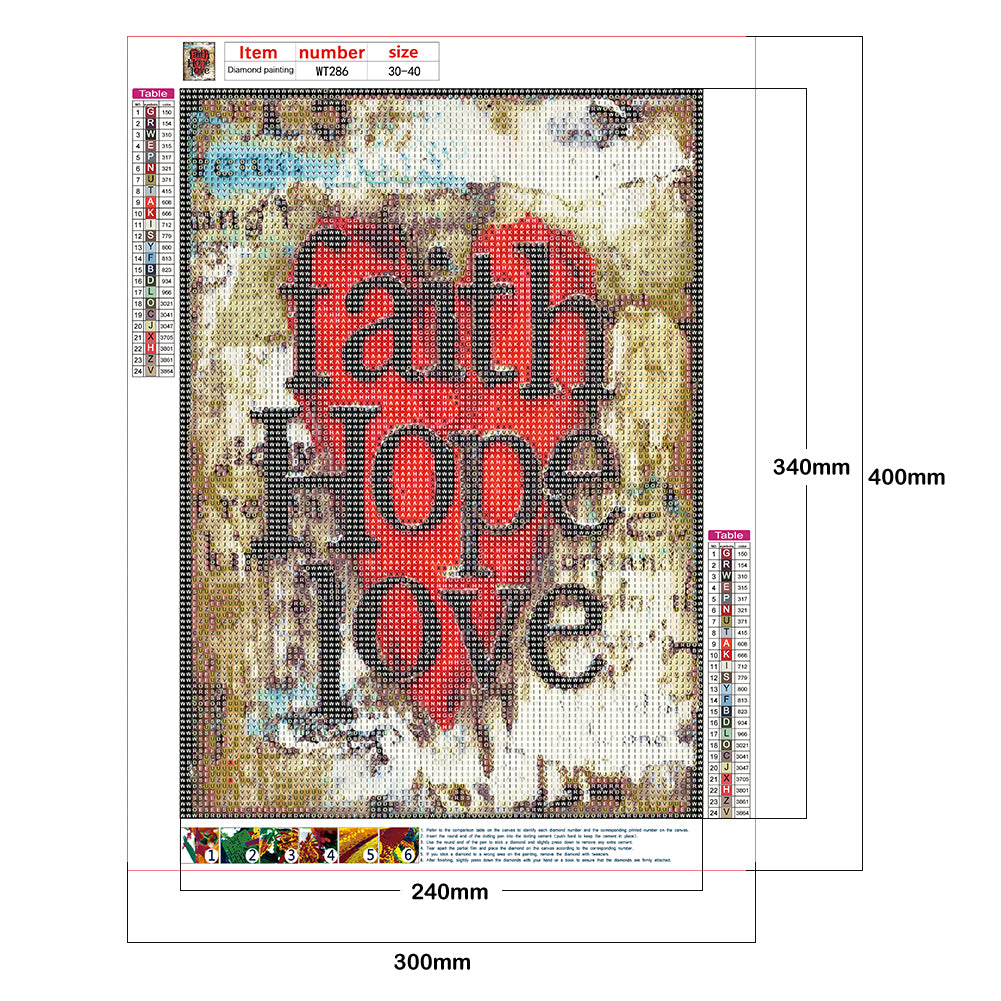 Faith - Full Round Drill Diamond Painting 30*40CM