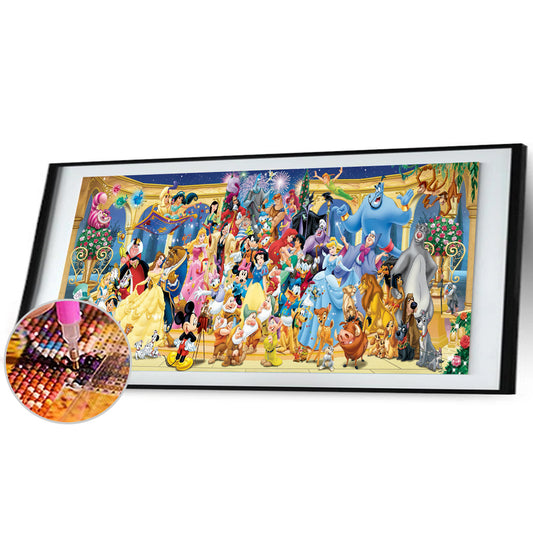 Disney Family - Full Round Drill Diamond Painting 110*50CM