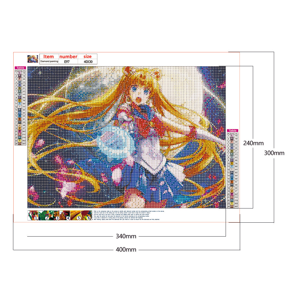 Beauty Soldier - Full Round Drill Diamond Painting 40*30CM