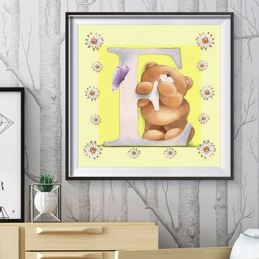 Bear - Full Round Drill Diamond Painting 30*30CM