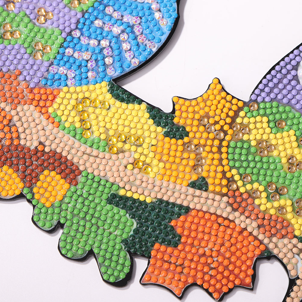 DIY Diamond Painting Wreath Handmade Crafts 5D Rhinestone Drawing Garland