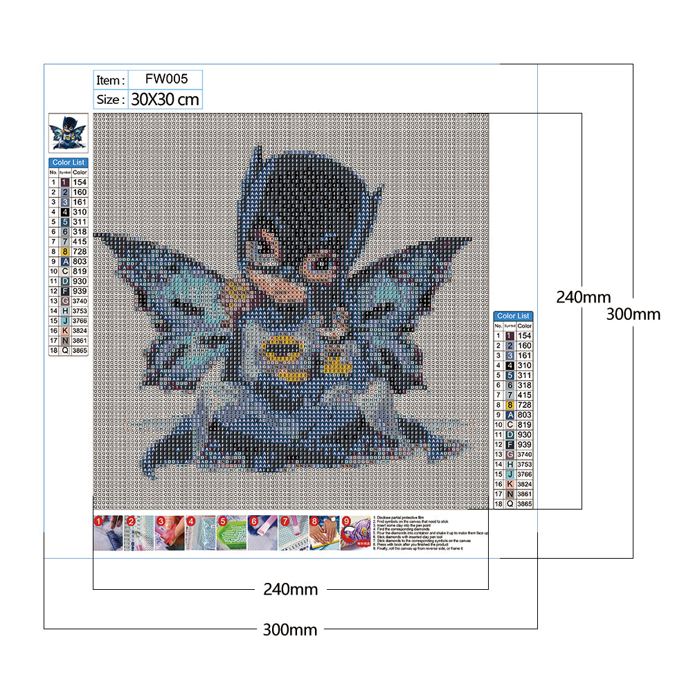 Doll Girl - Full Square Drill Diamond Painting 30*30CM