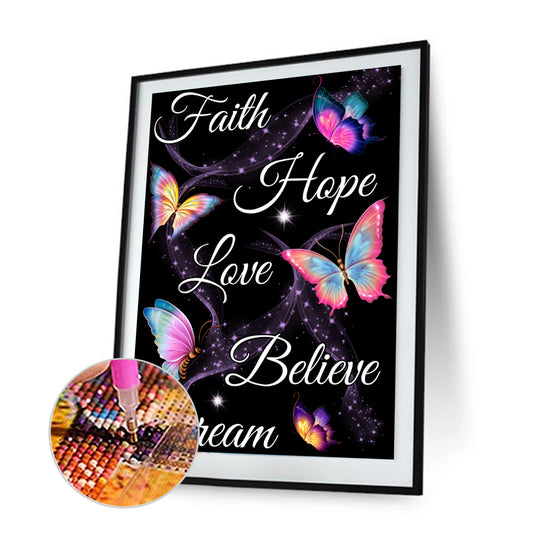 Love - Full Round Drill Diamond Painting 35*45CM