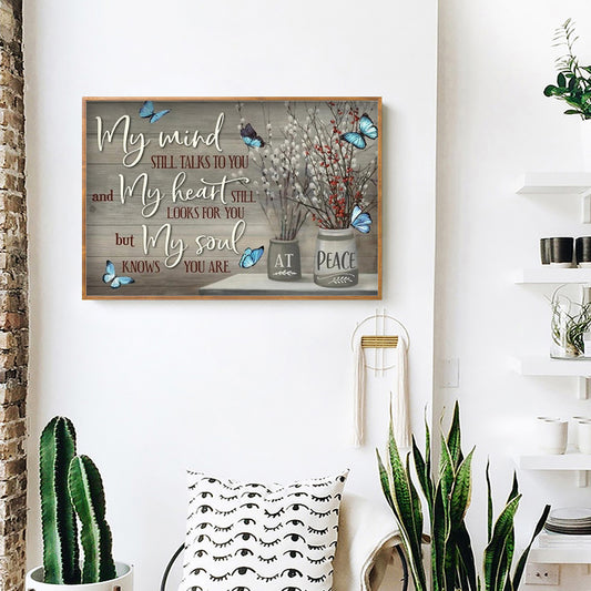 Flower - Full Round Drill Diamond Painting 50*40CM