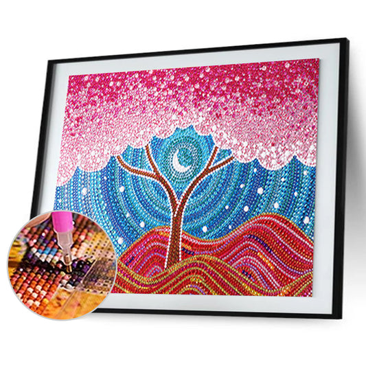 Cherry Tree - Special Shaped Drill Diamond Painting 40*30CM