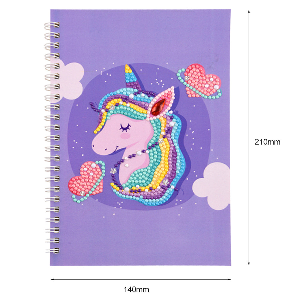 60 Pages Diamond Painting Notebook DIY 5D Rhinestone Drawing Diary Books