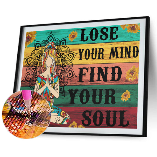 WOMAN Word - Full Round Drill Diamond Painting 50*40CM