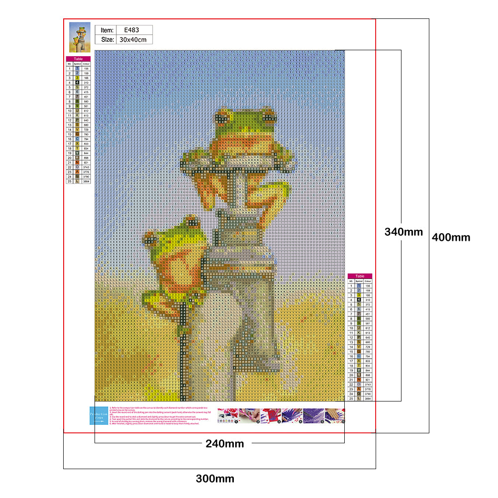 Toad - Full Round Drill Diamond Painting 30*40CM