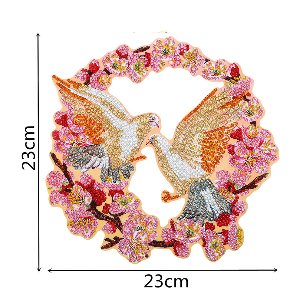 DIY Spot Drill Garland 5D Crystal Diamond Painting Art Flower Wreath Gift