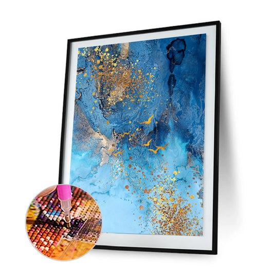 Gold leaves - Full Round Drill Diamond Painting 35*50CM