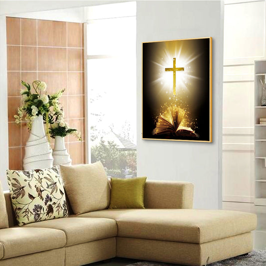 Cross - Full Round Drill Diamond Painting 30*40CM