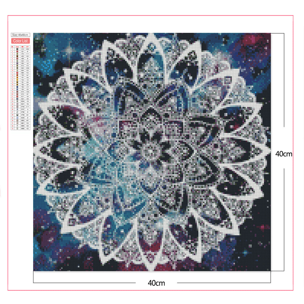 Datura - Full Square Drill Diamond Painting 40*40CM