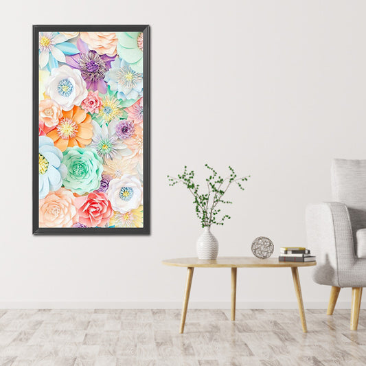 Flower - Full Round Drill Diamond Painting 40*75CM