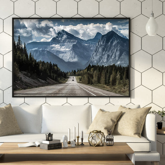 Mountain Road - Full Round Drill Diamond Painting 40*30CM