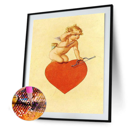 Angel - Full Round Drill Diamond Painting 30*40CM