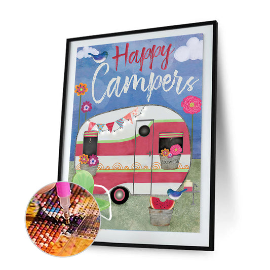 Car - Full Round Drill Diamond Painting 30*40CM