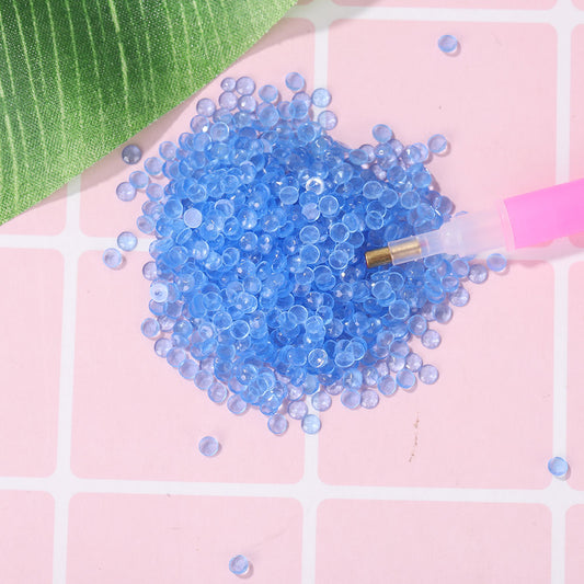 15g/Bag DIY Luminous Round Rhinestones Kit for Diamond Painting Accessories