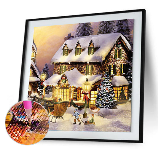 House Scenery - Full Round Drill Diamond Painting 40*40CM