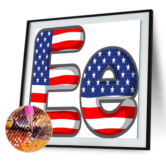 Flag - Full Round Drill Diamond Painting 30*30CM