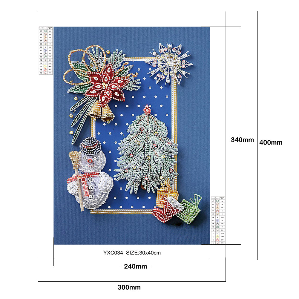 Paper Quilling - Special Shaped Drill Diamond Painting 30*40CM