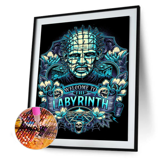 Horror Figure - Full Round Drill Diamond Painting30*40CM