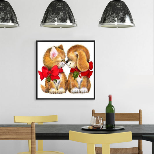 Dog - Full Round Drill Diamond Painting 30*30CM