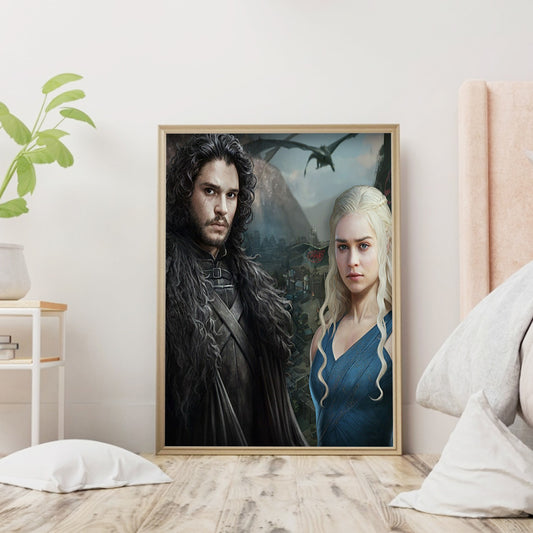 Power Game - Full Round Drill Diamond Painting 35*45CM