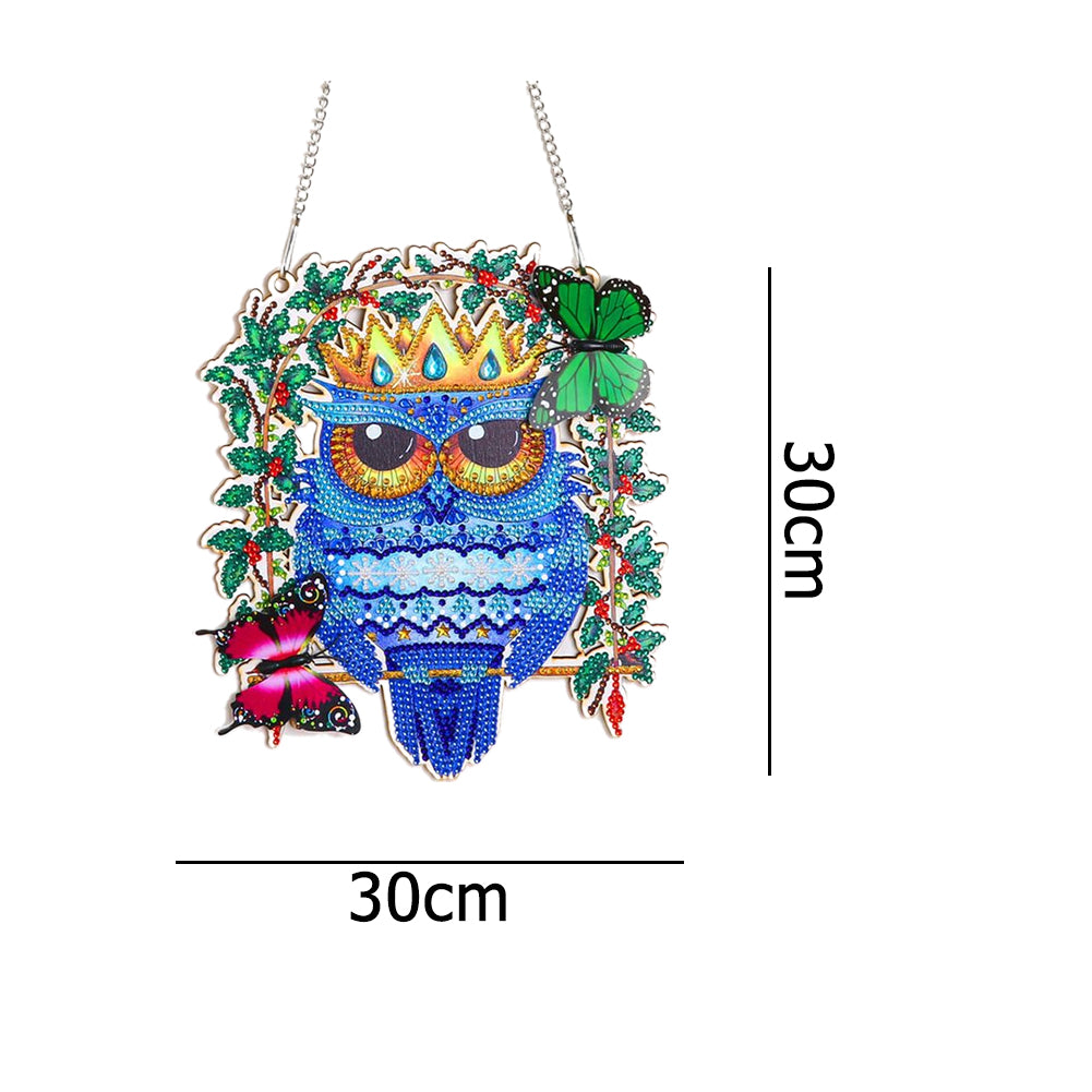 30x30cm 5D DIY Diamond Painting Art Wreath Kit Hanging Craft Home Decor