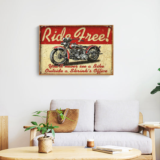 Retro Poster - Full Round Drill Diamond Painting 45*35CM