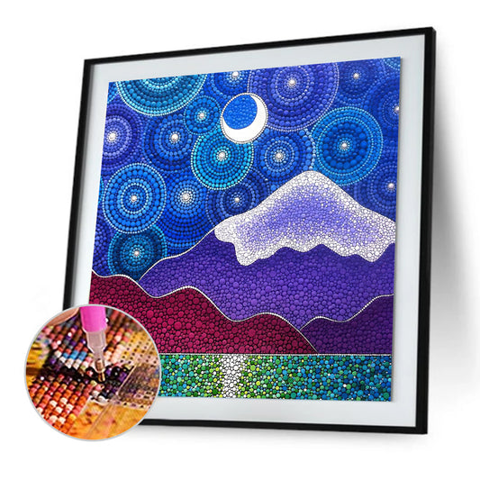 Mountain - Special Shaped Drill Diamond Painting 30*30CM