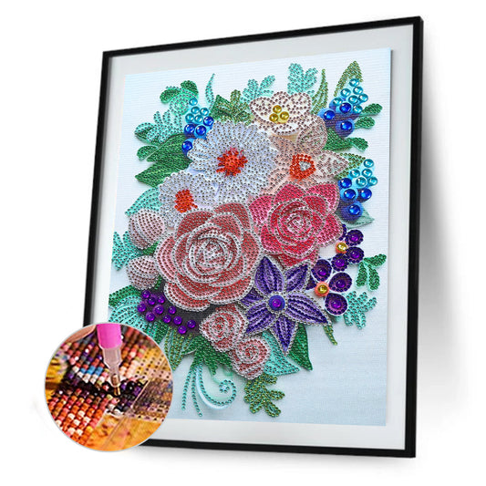 Paper Quilling - Special Shaped Drill Diamond Painting 30*40CM