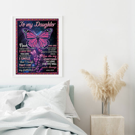 Letters - Special Shaped Drill Diamond Painting 30*40CM