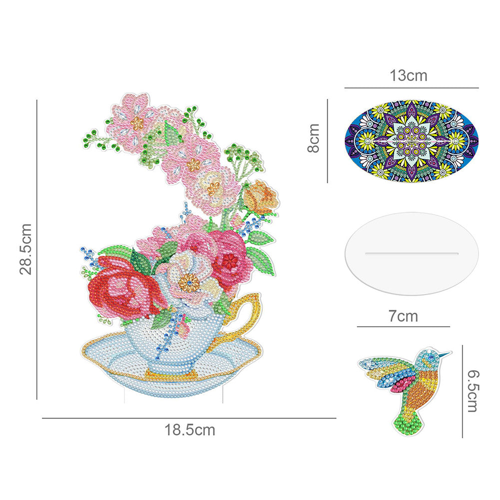DIY 5D Double-Sided Mosaic Crystal Diamond Ornaments Kit Handicraft Artwork